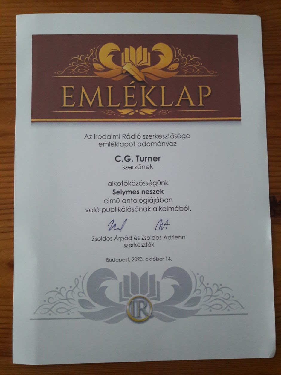 Emléklap — Selymes neszek antológia
