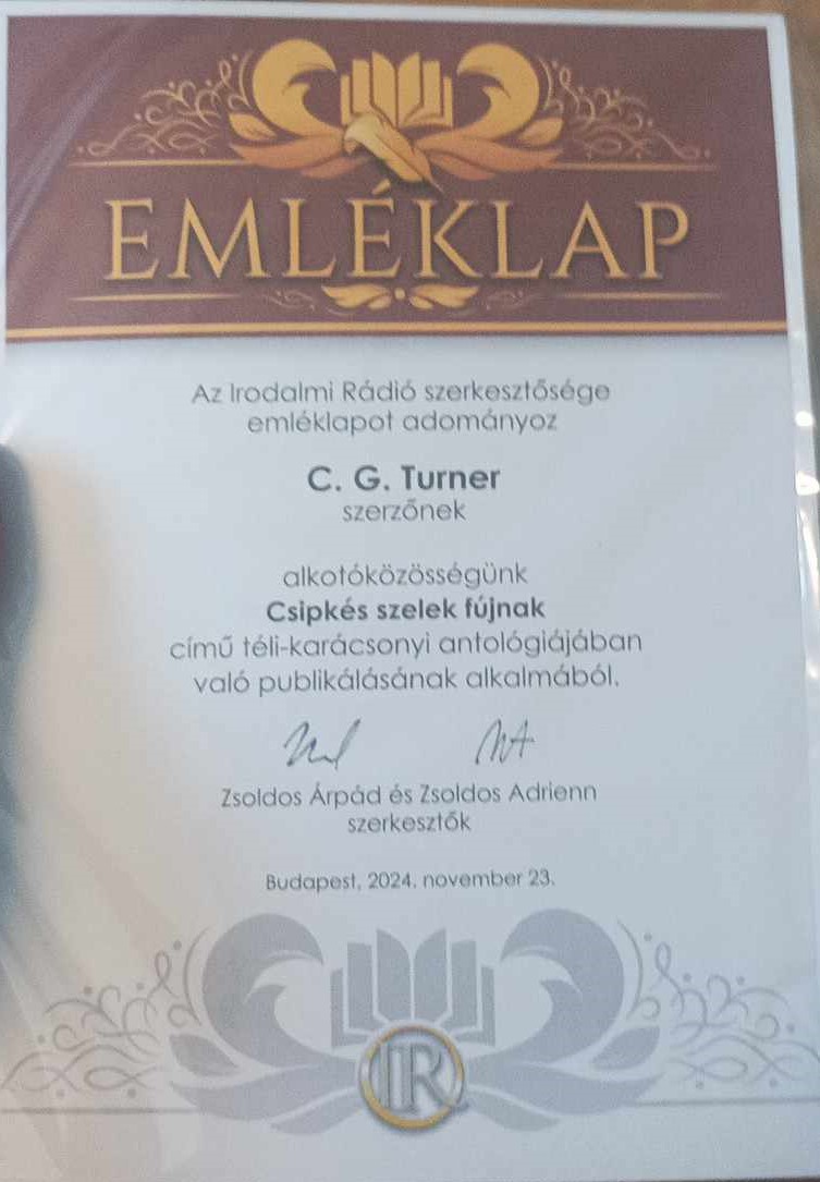 Emléklap — Csipkés szelek fújnak antológia