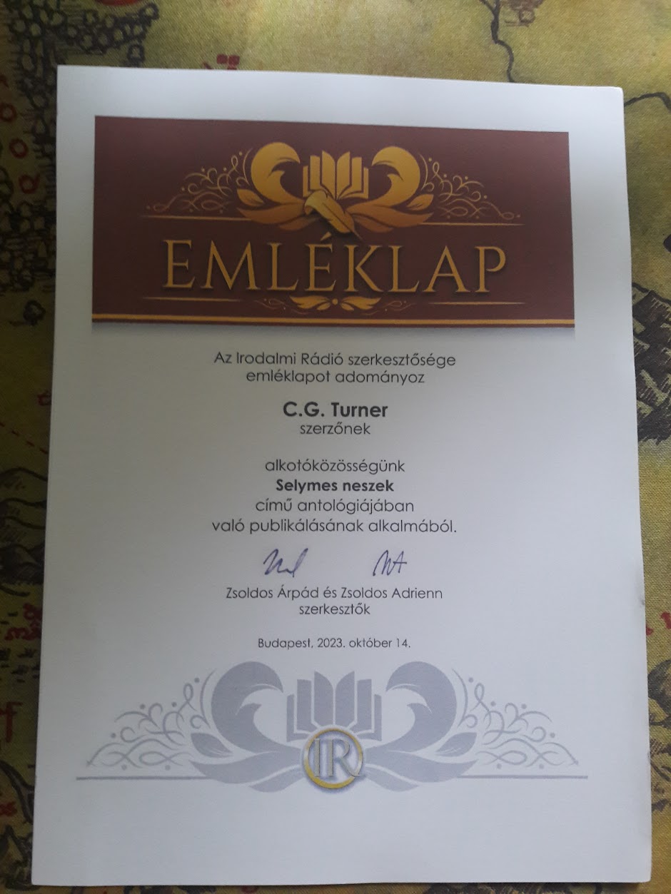 Emléklap — Selymes neszek antológia