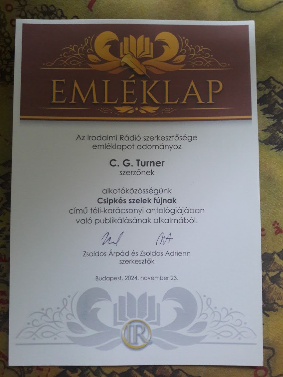Emléklap — Csipkés szelek fújnak antológia