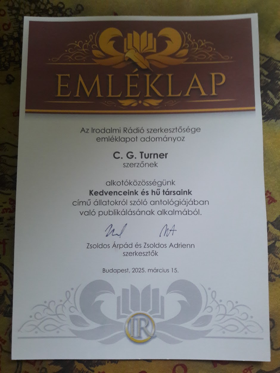 Emléklap — Kedvenceink és hű társaink antológia